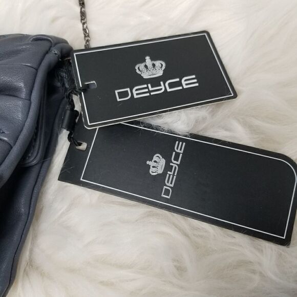 Grey/Blue Deyce Crossbody/ Clutch Bag - Picture 5 of 13